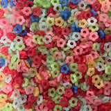 Acrylic Five-Petal Flower Beads Retro Gradient DIY Bracelet 15mm