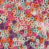Acrylic Five-Petal Flower Beads Retro Gradient DIY Bracelet 15mm