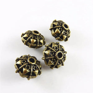 10PCS Antique Bronze Spacer Beads for Bracelet Jewelry Making