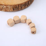 10mm 12mm Natural Beech Wood Beads for Jewelry Making DIY
