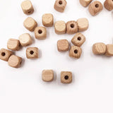 10mm 12mm Natural Beech Wood Beads for Jewelry Making DIY