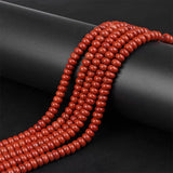 Red Agate Tiger Eye Beads Polished Stone Rondelle for Jewelry Making
