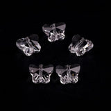 10/14mm Glass Butterfly Shape Crystal Pendant Loose Beads
