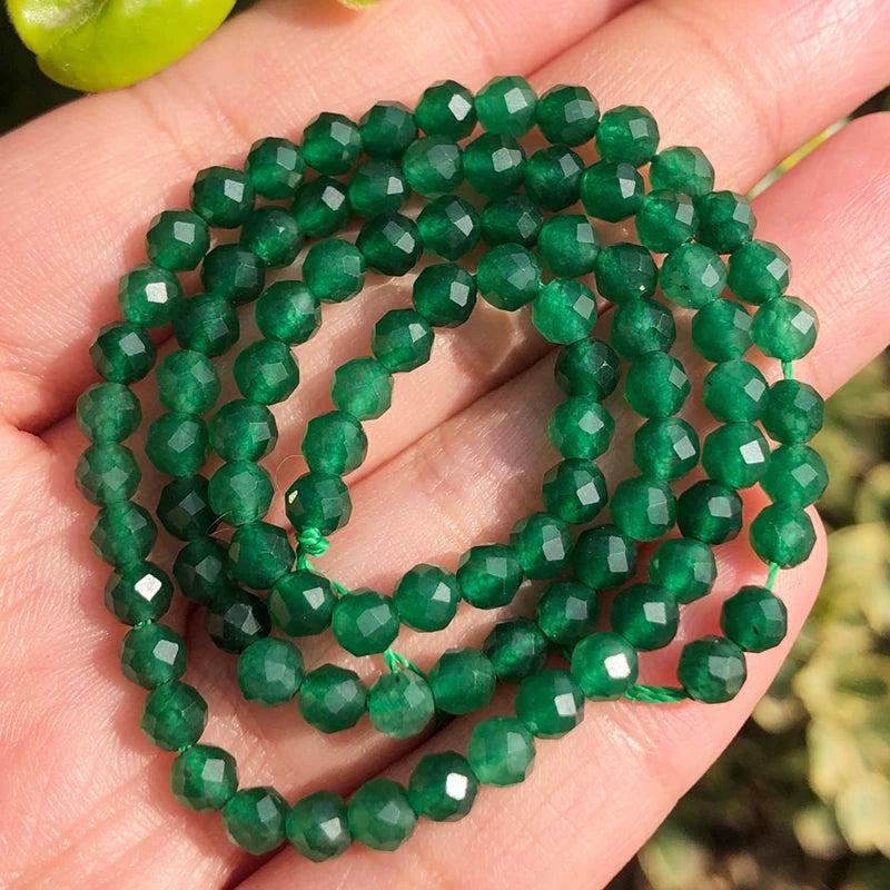 Natural Stone Faceted Beads for Women Jewelry Making