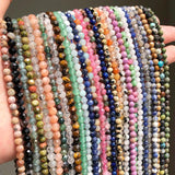 Natural Stone Faceted Beads for Women Jewelry Making