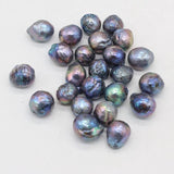 2Pcs Freshwater Pearl Oval Spacer Beads for Jewelry Making 13-15mm