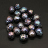 2Pcs Freshwater Pearl Oval Spacer Beads for Jewelry Making 13-15mm