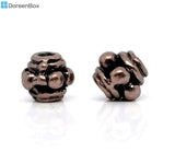 300 Copper Tone Tiny Bumpy Spacer Beads 3.5x3.5mm
