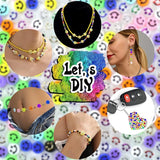 30pcs Colorful Smile Ceramic Beads Jewelry Making 10mm Smiling