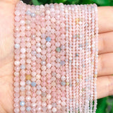 Colorful Morganite Gem Beads 2-3mm DIY Jewelry Making Accessories