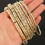 Hematite Beads 9K Plated Spacer Stone Beads for Jewelry Making