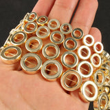 Hematite Beads 9K Plated Spacer Stone Beads for Jewelry Making