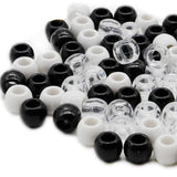 100pcs Acrylic Hair Braid Dreadlock Beads Rings Hair Accessories
