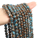 Lake Cloisonne Natural Stone Beads for Jewelry Making