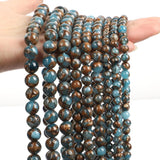 Lake Cloisonne Natural Stone Beads for Jewelry Making