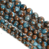Lake Cloisonne Natural Stone Beads for Jewelry Making