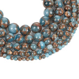 Lake Cloisonne Natural Stone Beads for Jewelry Making