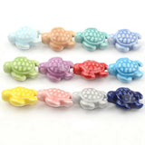 10pcs Sea Turtle Ceramic Beads for Jewelry Making DIY Bracelets Necklace
