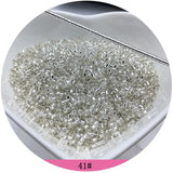 1680Pcs 1.3x1.6mm 11/0 Glass Beads 25 Colors Seedbeads DIY Jewelry Making