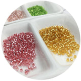 1680Pcs 1.3x1.6mm 11/0 Glass Beads 25 Colors Seedbeads DIY Jewelry Making