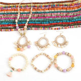 180-200Pcs 6mm 8mm Natural Shell Heishi Beads Jewelry Making DIY