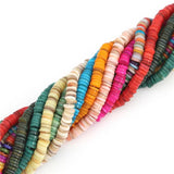 180-200Pcs 6mm 8mm Natural Shell Heishi Beads Jewelry Making DIY