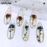 Real Flowers Waterdrop Resin Stick Hand Made DIY Jewelry Accessories