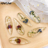 Real Flowers Waterdrop Resin Stick Hand Made DIY Jewelry Accessories
