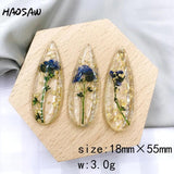 Real Flowers Waterdrop Resin Stick Hand Made DIY Jewelry Accessories