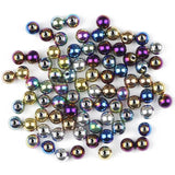 6mm 100pcs Hematite Natural Stone Spacers Beads for Bracelets DIY
