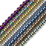 6mm 100pcs Hematite Natural Stone Spacers Beads for Bracelets DIY