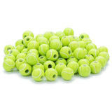 Acrylic Football Basketball Soccer Ball Charms Round Beads