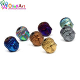 Natural Hematite Beads Buddha Head DIY Jewelry Making