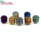 Natural Hematite Beads Buddha Head DIY Jewelry Making