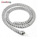 96pcs 6mm Hematite Arrow Spacer Stone Beads for DIY Jewelry Making