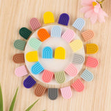 Rainbow Shape Silicone Beads DIY Pacifier Chain Baby Toys