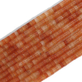 Red Aventurine Jaspers Spacer Beads 2x4mm