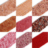 Red Aventurine Jaspers Spacer Beads 2x4mm