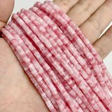 Red Aventurine Jaspers Spacer Beads 2x4mm