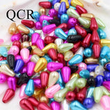 300Pcs/Lot Multi-Color ABS Double Hole Tear Drop Beads for Jewelry Making