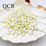 300Pcs/Lot Multi-Color ABS Double Hole Tear Drop Beads for Jewelry Making