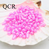 300Pcs/Lot Multi-Color ABS Double Hole Tear Drop Beads for Jewelry Making