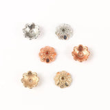 300pcs Flower Beads Cap End Crimp Beads for Jewelry Making DIY Bracelet