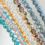 35pcs 8mm Strawberry Beads Chunky Drop Faceted Crystal Beads for Jewelry Making