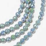 35pcs 8mm Strawberry Beads Chunky Drop Faceted Crystal Beads for Jewelry Making