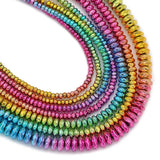 4/6/8MM Hematite Spacer Beads for Jewelry Making