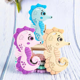Goat Giraffe Seahorse Silicone Beads Jewelry Making DIY Pacifier Chain Accessory