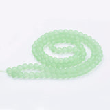 4/6/8/10mm Transparent Frosted Glass Beads Round Loose Spacer Bead