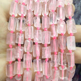 6x10mm Natural Gemstone Cylinder Beads for Jewelry Making