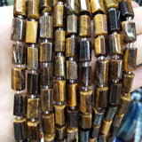 6x10mm Natural Gemstone Cylinder Beads for Jewelry Making